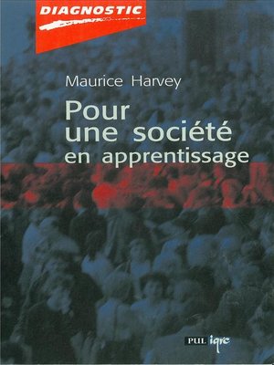 cover image of Pour une société en apprentissage